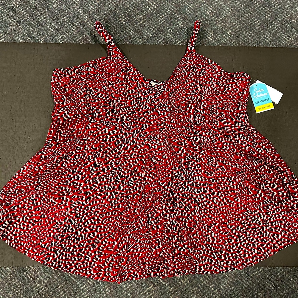 Brand new plus size tankini top
